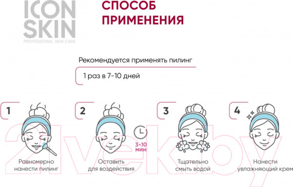 Изображение товара Пилинг для лица Icon Skin Антивозрастной с 15% комплексом кислот и пептидами (30мл)