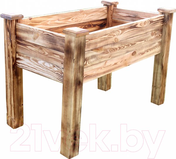 Изображение товара Грядка на ножках КомфортПром H77x110x62см / 10014228