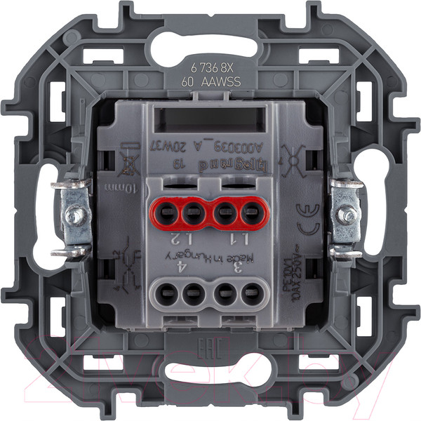 Изображение товара Выключатель Legrand Inspiria 673682 (алюминий)