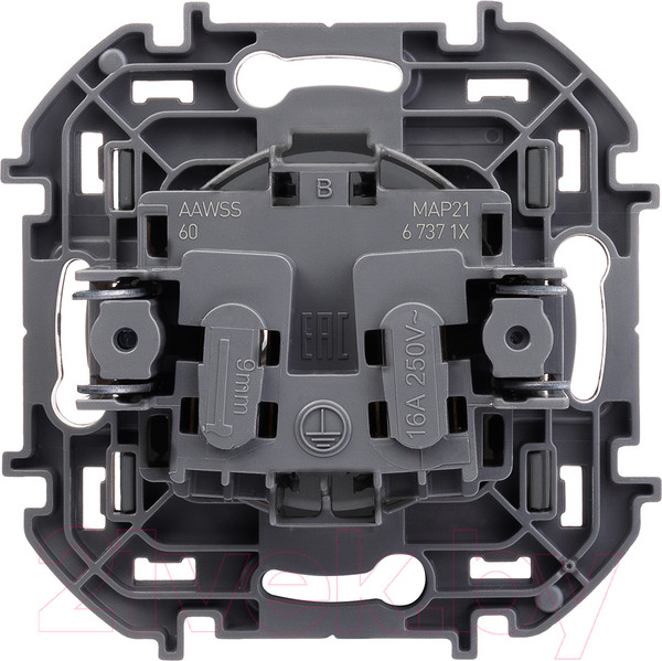 Изображение товара Розетка Legrand Inspiria 673713 (антрацит)