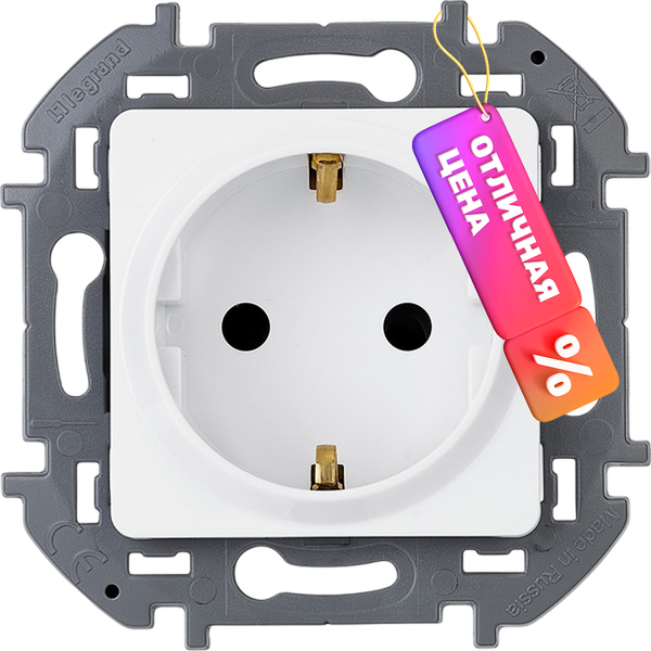 Розетка Legrand Inspiria 673720 (белый)