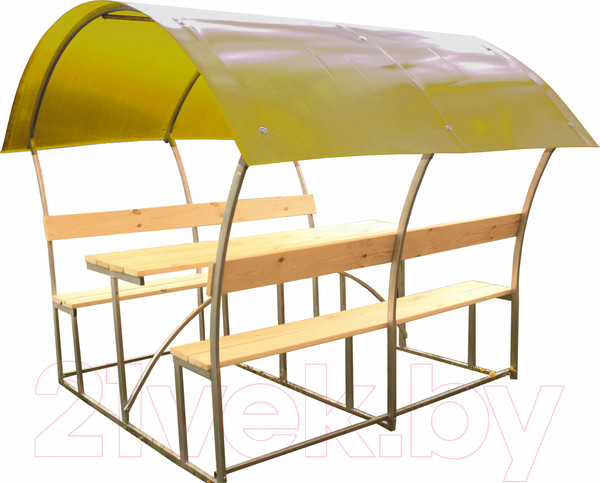 Изображение товара Беседка ВЕЛЕС Астра 2м с покрытием (желтый)