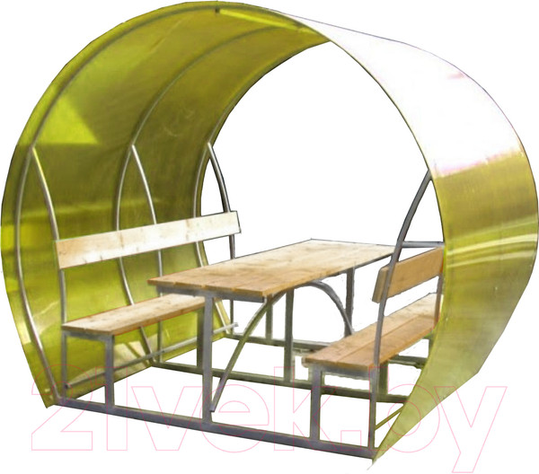 Изображение товара Беседка ВЕЛЕС Пион 2м с покрытием (желтый)