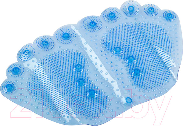 Изображение товара Коврик для ванной Рыжий кот Следы / 008622