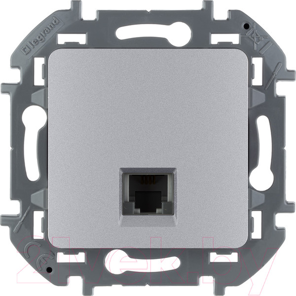 Изображение товара Розетка Legrand Inspiria 673822 (алюминий)