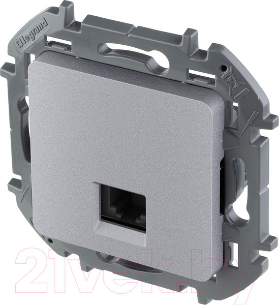 Изображение товара Розетка Legrand Inspiria 673822 (алюминий)