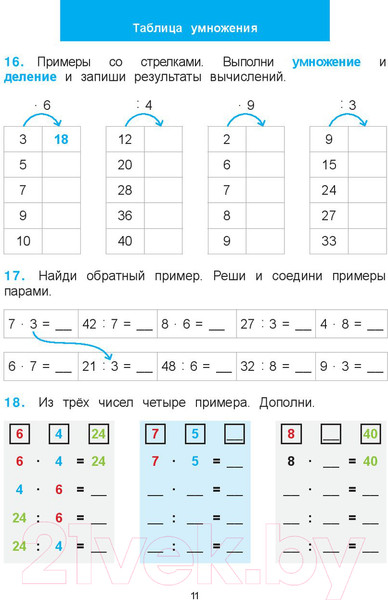 Изображение товара Рабочая тетрадь Попурри Математический тренажёр. 3 класс (Хайсс Хелена)