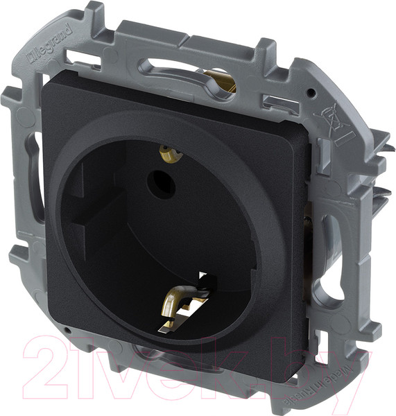 Изображение товара Розетка Legrand Inspiria 673723 (антрацит)