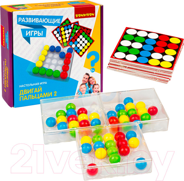 Изображение товара Развивающая игра Bondibon Двигай пальцами 2 / ВВ5055