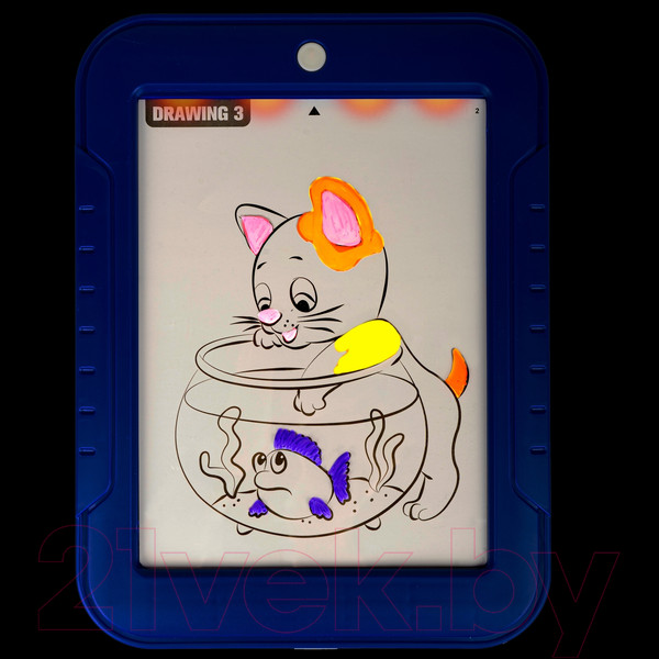 Изображение товара Доска для рисования Bondibon Планшет для рисования с обучающими карточками / ВВ5171