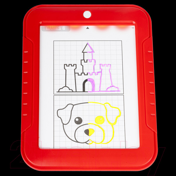 Изображение товара Доска для рисования Bondibon Планшет для рисования с обучающими карточками / ВВ5172