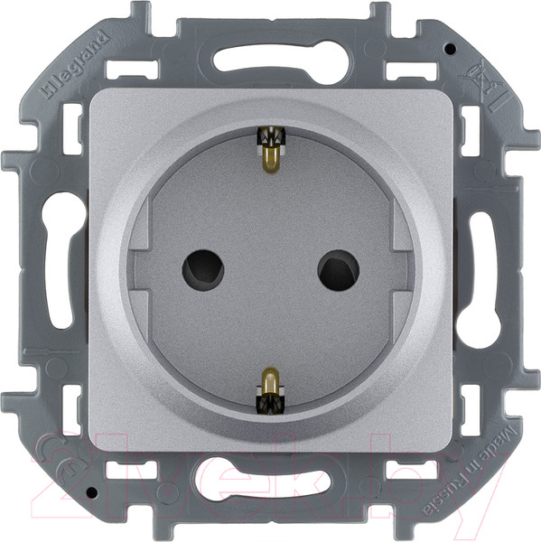 Изображение товара Розетка Legrand Inspiria 673732 (алюминий)