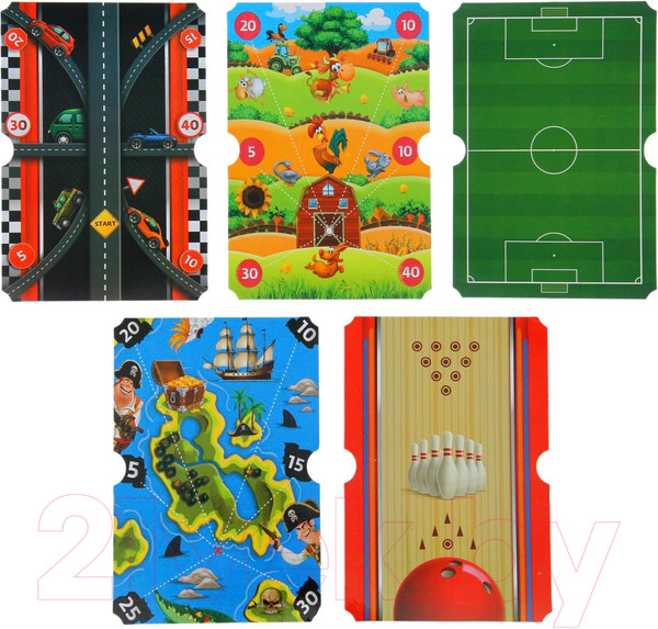 Изображение товара Настольная игра Лас Играс Настольный бильярд 6 в 1 / 1026624