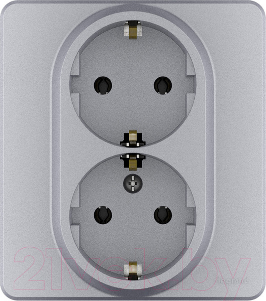 Изображение товара Розетка Legrand Inspiria 673752 (алюминий)
