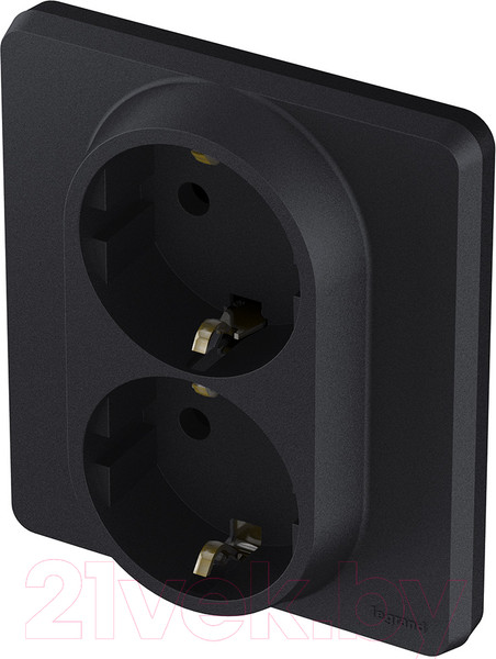 Изображение товара Розетка Legrand Inspiria 673753 (антрацит)