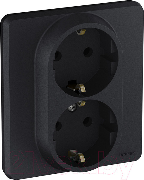 Изображение товара Розетка Legrand Inspiria 673753 (антрацит)
