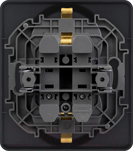 Изображение товара Розетка Legrand Inspiria 673753 (антрацит)