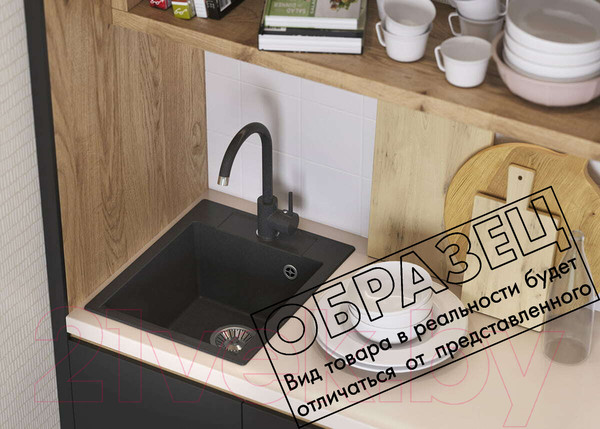 Изображение товара Мойка кухонная Polygran Argo-420 (песочный)