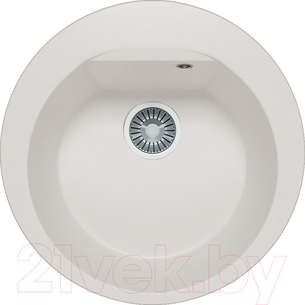 Изображение товара Мойка кухонная Polygran Atol-520 (белый хлопок)