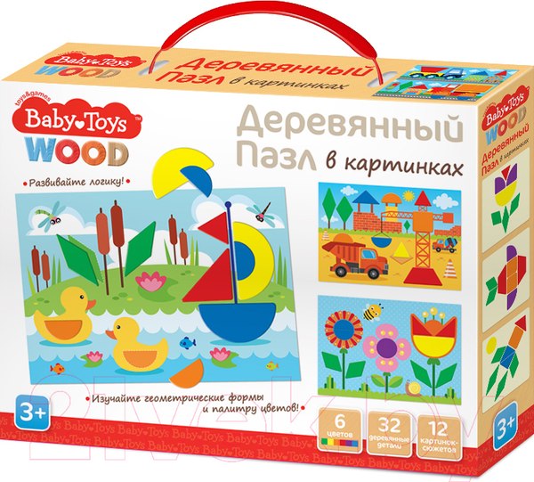 Изображение товара Набор пазлов Десятое королевство Baby Toys / 04097 (32эл)
