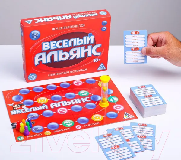 Изображение товара Настольная игра Лас Играс Весёлый альянс на объяснение слов / 2548723