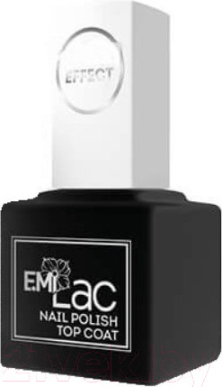 Изображение товара Топовое покрытие для лака E.Mi Ultra Strong Top Coat Gel Effect (9мл)