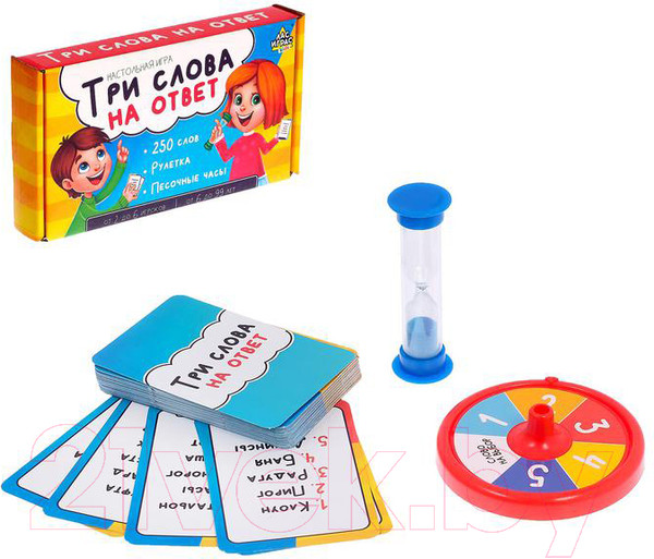 Изображение товара Настольная игра Лас Играс Три слова на ответ / 4532729