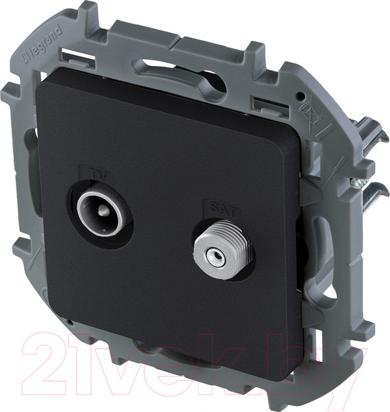 Изображение товара Розетка Legrand Inspiria 673883 (антрацит)