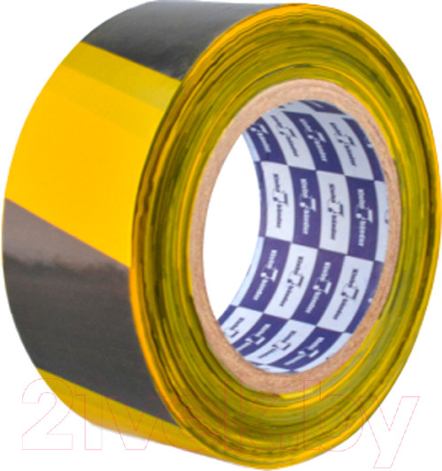 Изображение товара Лента сигнальная Klebebander 50ммx200м (черный/желтый)