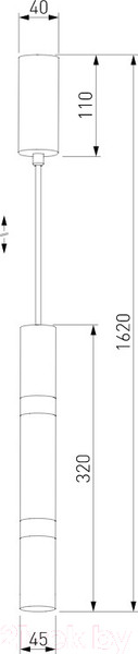 Изображение товара Потолочный светильник Евросвет 50210/1 LED (белый)