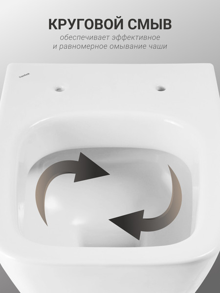 Изображение товара Унитаз подвесной с инсталляцией Santek Нео 1.WH30.2.463