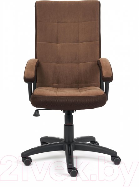 Изображение товара Кресло офисное Tetchair Trendy флок/ткань (коричневый)