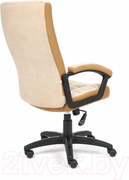 Изображение товара Кресло офисное Tetchair Trendy флок/ткань (бежевый/бронзовый)