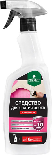 Изображение товара Средство для снятия обоев Prosept Готовый состав (1л)