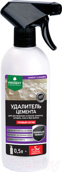 Изображение товара Удалитель цемента Prosept Cement Cleaner готовый состав (500мл)