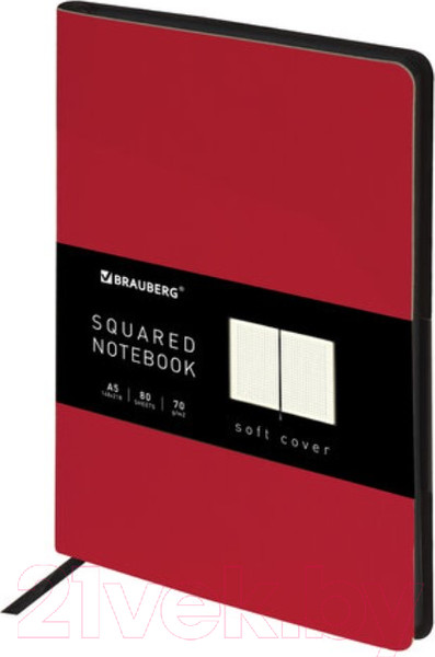 Изображение товара Записная книжка Brauberg Metropolis Mix / 111039 (красный)