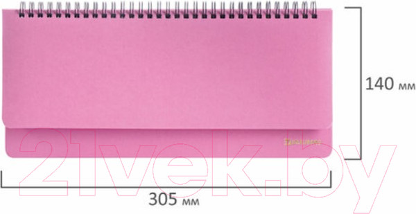 Изображение товара Планинг Brauberg Select / 111697 (розовый)