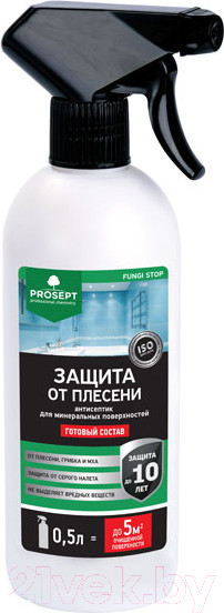 Изображение товара Пропитка для фасадов и стен Prosept Fungi Stop против плесени (500мл)
