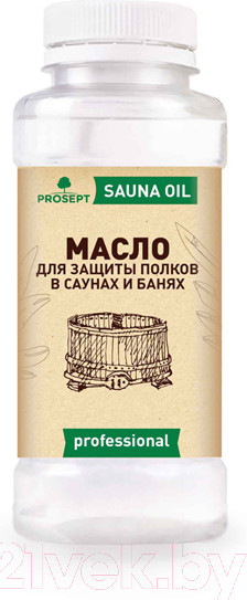 Изображение товара Масло для древесины Prosept Sauna Oil готовый состав (250мл)