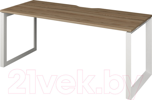 Изображение товара Письменный стол Программа Техно Аргентум-МП НТМП.О-200 (дуб сафари/белый)