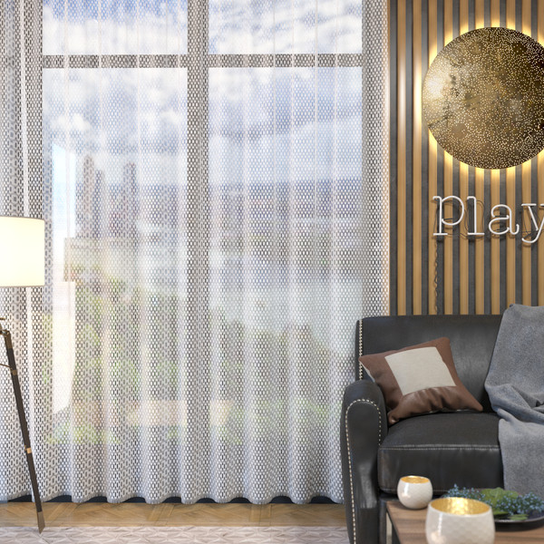 Изображение товара Гардина Лента Л356Р (250x240, белый)