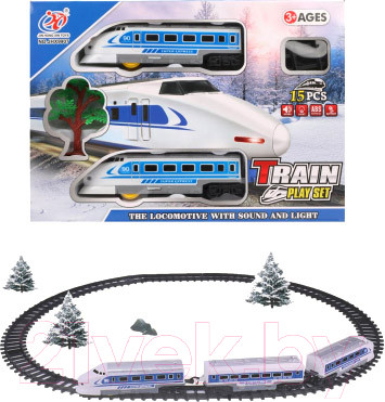 Изображение товара Локомотив игрушечный Наша игрушка Скоростной поезд / JHX9907