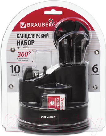 Изображение товара Органайзер настольный Brauberg Рапсодия / 23695 (черный)