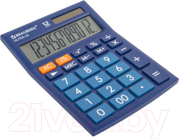 Изображение товара Калькулятор Brauberg ULTRA-12-BU / 250492 (синий)