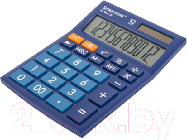 Изображение товара Калькулятор Brauberg ULTRA-12-BU / 250492 (синий)