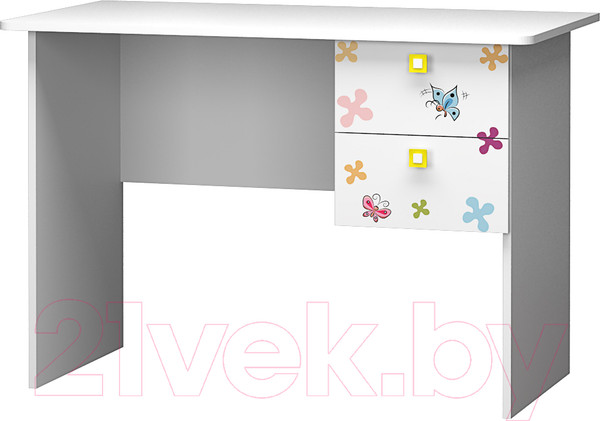 Изображение товара Письменный стол Премиум Смарти (белый/совята)