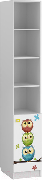 Изображение товара Дверца мебельная Премиум Смарти (белый/совята)