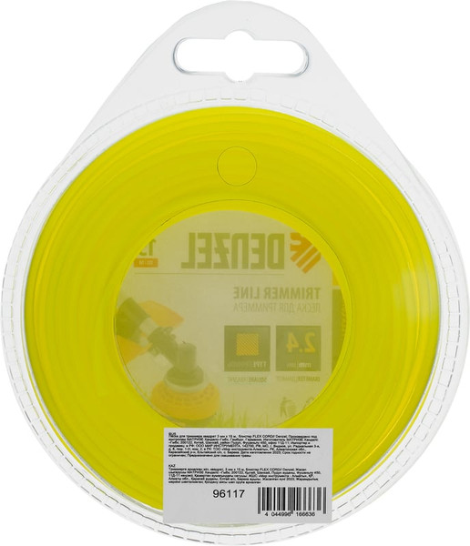 Изображение товара Леска для триммера Denzel 96116