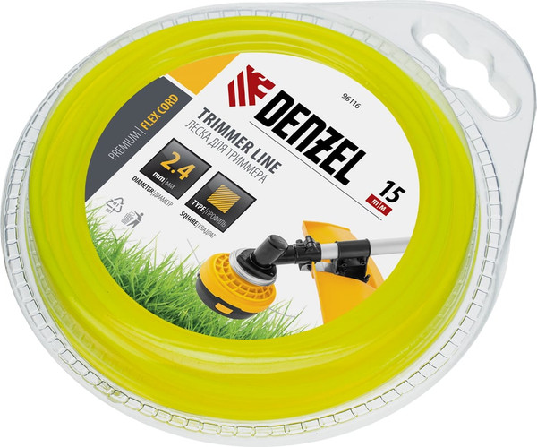 Изображение товара Леска для триммера Denzel 96116