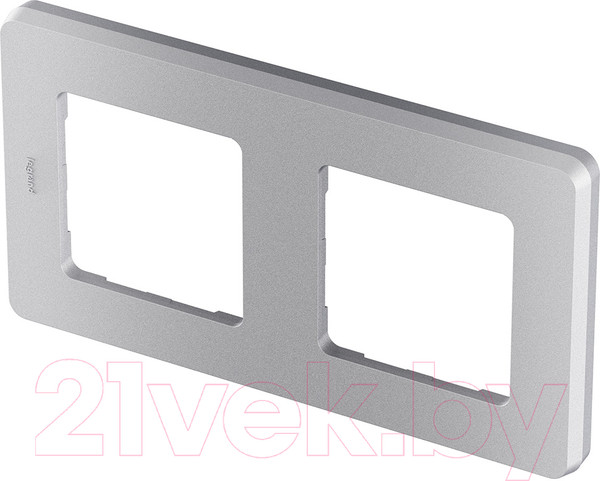Изображение товара Рамка для выключателей и розеток Legrand Inspiria 673942 (алюминий)